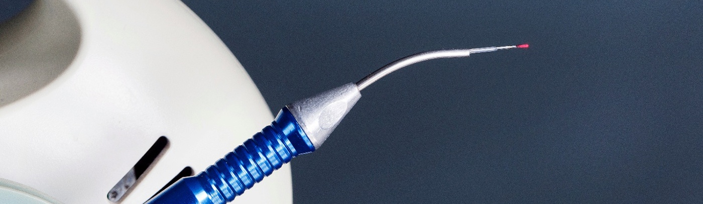 Closeup of dental laser