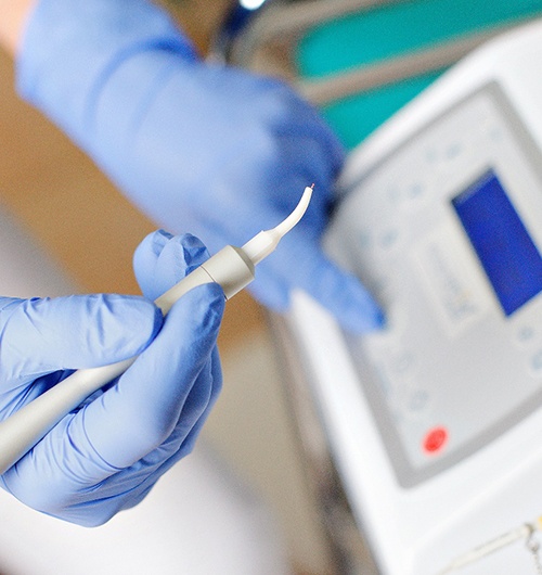 Laser periodontal treatment
